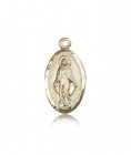 Miraculous Medal, 14 Karat Gold
