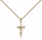 Cross Pendant, Gold Filled