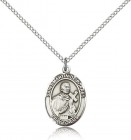 St. Martin De Porres Medal, Sterling Silver, Medium