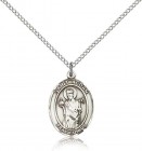 St. Aedan of Ferns Medal, Sterling Silver, Medium