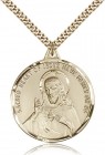 Scapular Medal, Gold Filled
