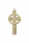 Kilklispeen Cross Pendant, 14 Karat Gold