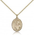 St. Rene Goupil Medal, Gold Filled, Medium