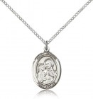 St. Joseph Medal, Sterling Silver, Medium