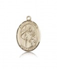 St. Ursula Medal, 14 Karat Gold, Large