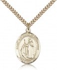 St. Raymond of Penafort Medal, Gold Filled, Large