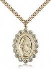 Miraculous Medal, Gold Filled