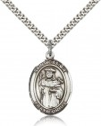 St. Casimir of Poland Medal, Sterling Silver, Large