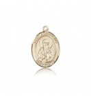 St. Athanasius Medal, 14 Karat Gold, Medium