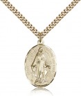 Immaculate Conception Medal, Gold Filled