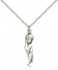 Madonna Medal, Sterling Silver