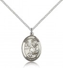 St. Mark the Evangelist Medal, Sterling Silver, Medium
