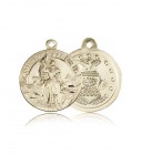 St. Joan of Arc Air Force Medal, 14 Karat Gold