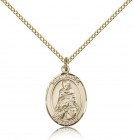 St. Daniel Medal, Gold Filled, Medium