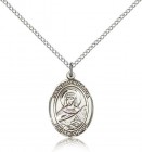 St. Perpetua Medal, Sterling Silver, Medium