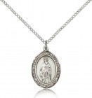 St. Bartholomew the Apostle Medal, Sterling Silver, Medium