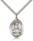 St. Walburga Medal, Sterling Silver, Large