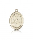 St. John Berchmans Medal, 14 Karat Gold, Large