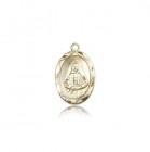 St. Frances Cabrini Medal, 14 Karat Gold