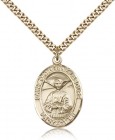 St. Catherine Laboure Medal, Gold Filled, Large