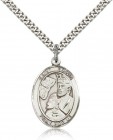 St. Edwin Medal, Sterling Silver, Large