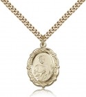 St. Jude Medal, Gold Filled
