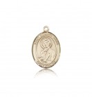 St. Dominic Savio Medal, 14 Karat Gold, Medium
