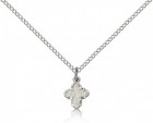 4 Way Cross Pendant, Sterling Silver