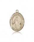Our Lady of Peace Medal, 14 Karat Gold, Large