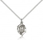 Miraculous Medal, Sterling Silver