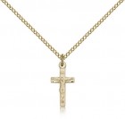 Crucifix Pendant, Gold Filled
