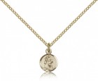 St. Christopher Medal, Gold Filled