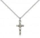 Crucifix Pendant, Sterling Silver