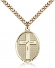 Cross Pendant, Gold Filled
