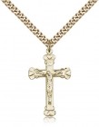Crucifix Pendant, Gold Filled