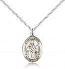 St. Walter of Pontnoise Medal, Sterling Silver, Medium