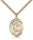 St. Dunstan Medal, Gold Filled, Large