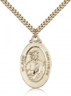 St. Jude Medal, Gold Filled