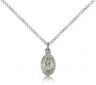 St. Christopher Medal, Sterling Silver