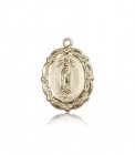 Our Lady of Guadalupe Medal, 14 Karat Gold