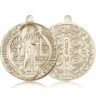 St. Benedict Medal, 14 Karat Gold