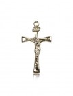Maltese Crucifix Pendant, 14 Karat Gold