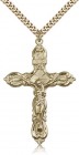 Crucifix Pendant, Gold Filled