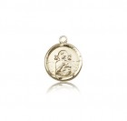 Our Lady of Perpetual Help Medal, 14 Karat Gold