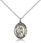 St. Isaac Jogues Medal, Sterling Silver, Medium