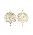 Novena Medal, 14 Karat Gold