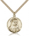 St. Louise Medal, Gold Filled