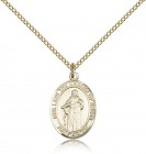 Our Lady of Knots Medal, Gold Filled, Medium