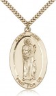 St. Jude Medal, Gold Filled