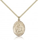 St. John the Baptist Medal, Gold Filled, Medium